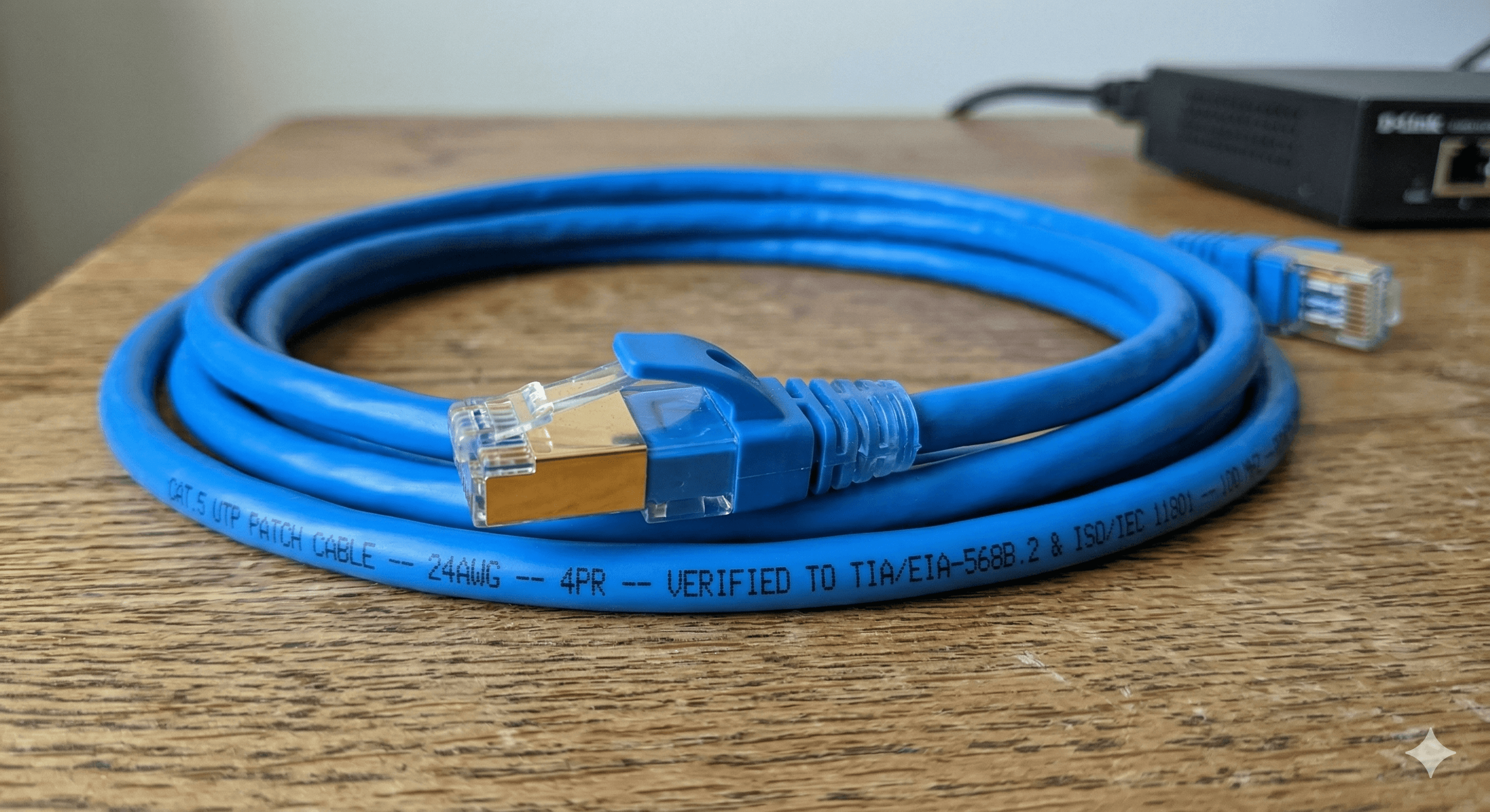 CAT 5 Cable (UTP, Blue)