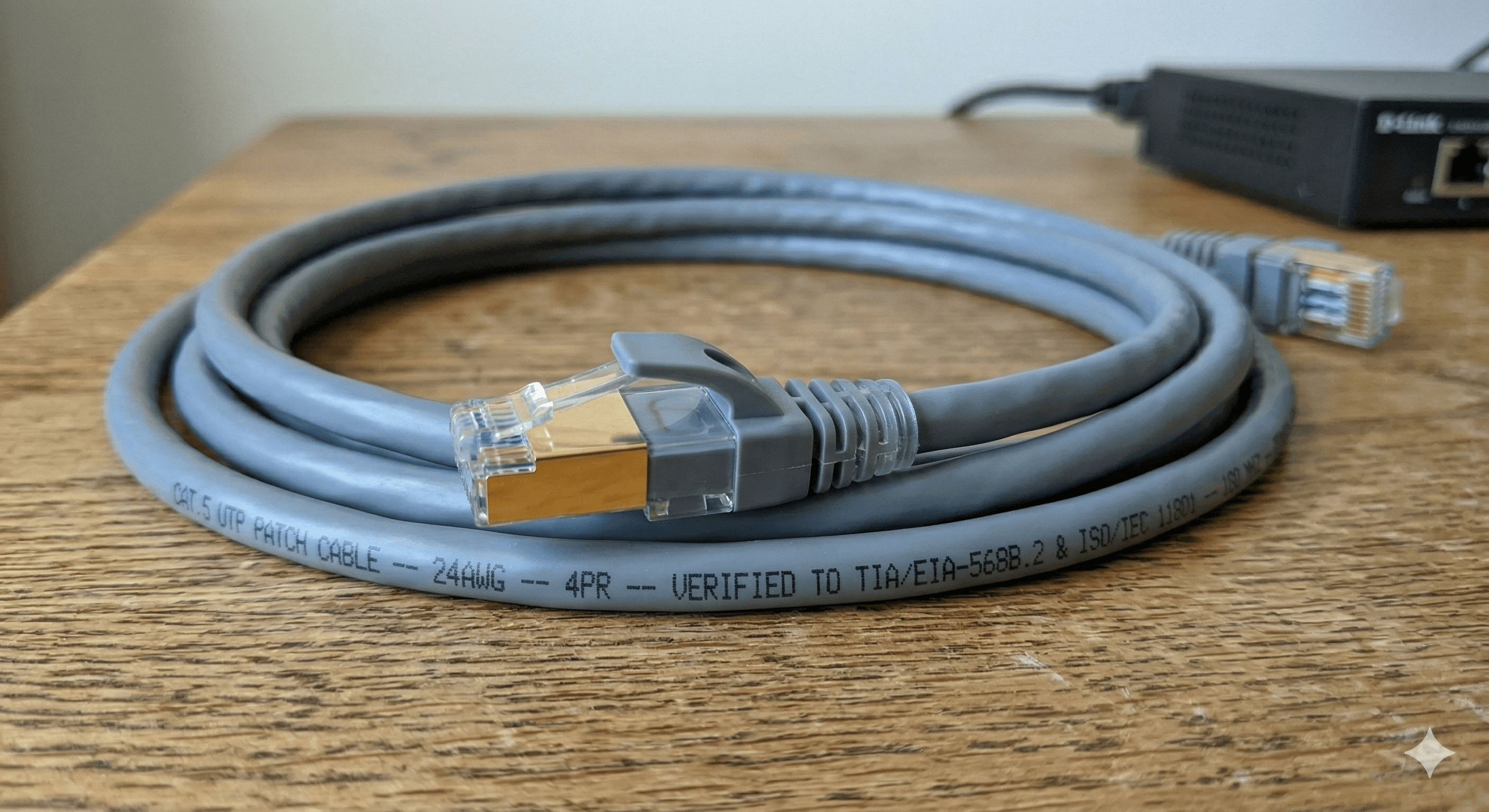 CAT 5 Cable (UTP, Grey)