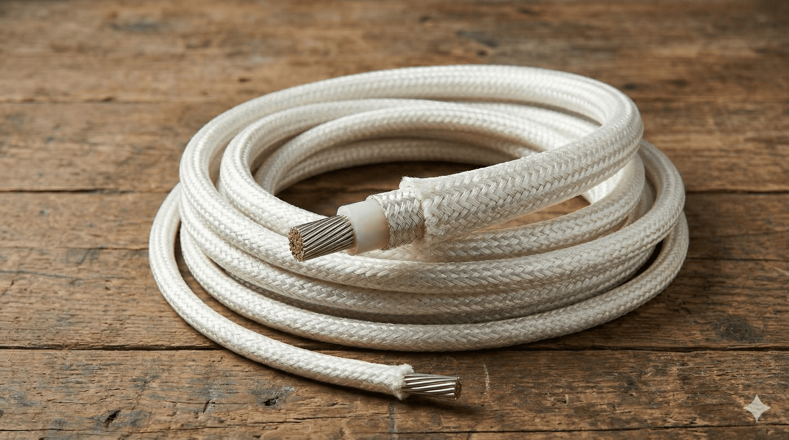 Fibre-Glass Braided Silicone Wire